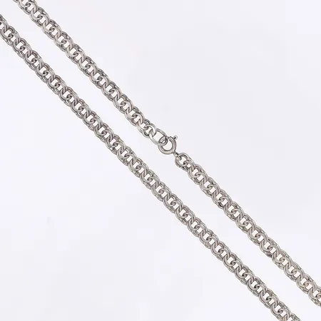 Halscollier Bismarck GHA längd 42cm bredd 5mm silver 925/1000 Vikt: 12,6 g