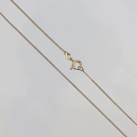 Kedja Pansar 53,5cm bredd 1mm 18K Vikt: 2,5 g