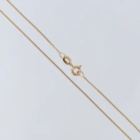 Kedja Pansar längd ca 40cm, bredd 1,3mm 18K Vikt: 1,5 g