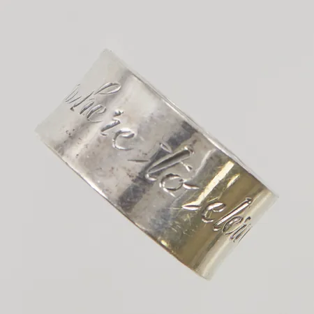 Ring Efva Attling "From Here To Eternity" Ø19¾ bredd 12mm 925/1000 Silver 17,1g.
