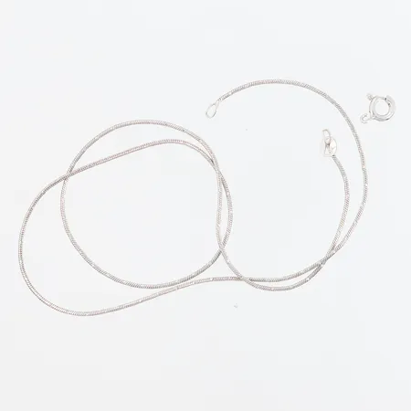 Kedja ormlänk 44cm, bredd: 1mm, defekt lås, silver 925/1000 Vikt: 3,5 g