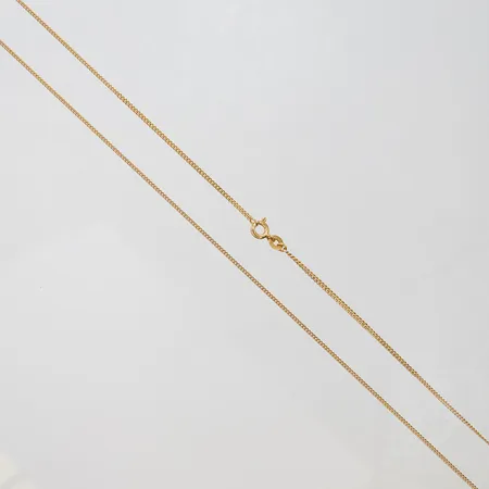 Kedja Pansar längd: 49,8cm, bredd: 1,2mm, ojämnheter på länk, 18K Vikt: 3,4 g