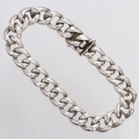 Armband Pansar längd 21cm bredd 11,8mm, ihålig silver  Vikt: 27,1 g