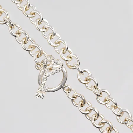 Collier längd 48cm bredd 7mm silver 925/1000 Vikt: 32,8 g