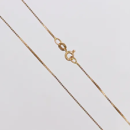 Kedja Venezia längd 40cm bredd 0,8mm 18K  Vikt: 2,4 g