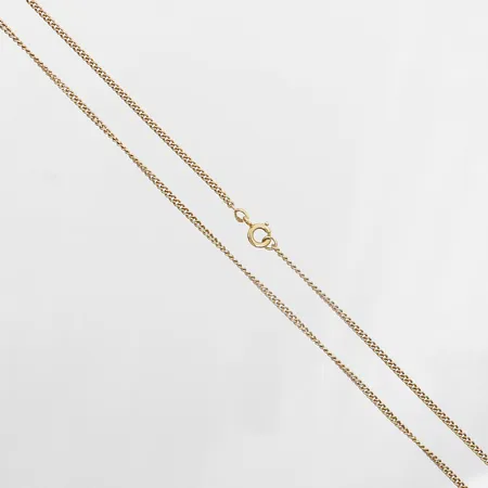 Kedja Pansar längd 51,5cm, bredd 2mm, 18K.  Vikt: 6,8 g