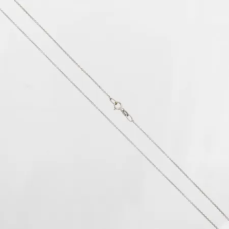 Kedja Ankar längd 44,5cm, bredd 0,5mm, vitguld, 18K.  Vikt: 1,3 g