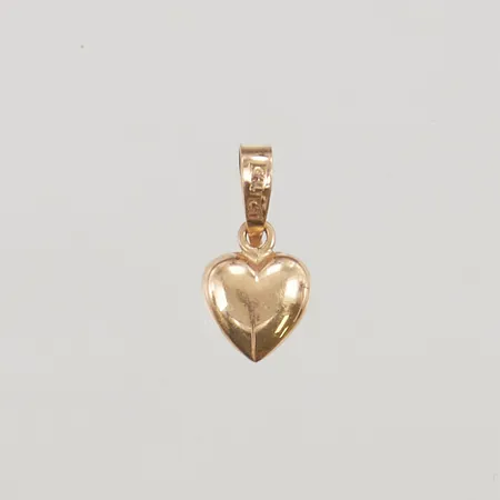Hänge "hjärta" 8mm 18K 0,5g.
