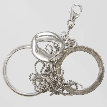 Diverse silver defekta silver 925/1000 Vikt: 0 g