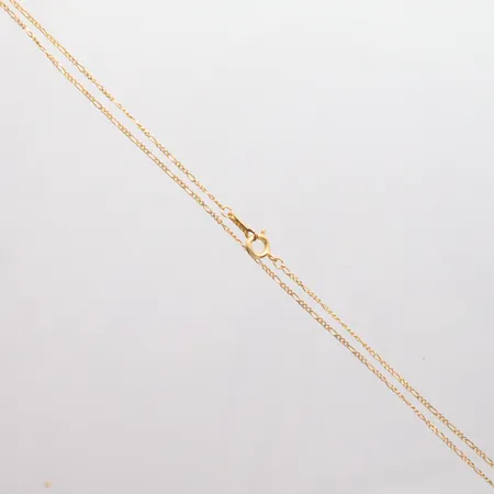 Kedja längd 51cm, bredd 1mm, 18K. Vikt: 2,7 g