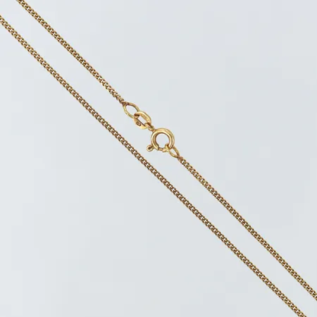 Kedja Pansar längd ca 46cm, bredd 1,4mm 18K Vikt: 3,7 g