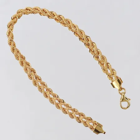 Armband Cordell 2-radigt längd ca 19cm, bredd 6mm 18K Vikt: 5,4 g