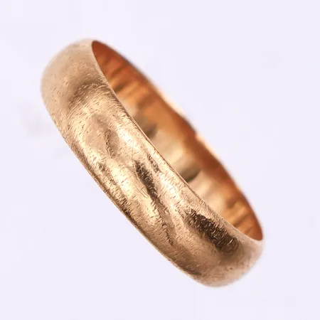 Ring slät,Bengt Hallberg Köping,storlek 19 mm,bredd 5 mm,18k. Vikt: 4,5 g