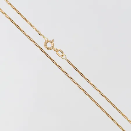 Kedja Pansar längd 40cm bredd 1,2mm 18K. Vikt: 2,4 g