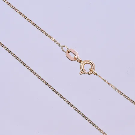 Kedja Pansar Guldfynd längd 42 cm, bredd 1 mm 18K. Vikt: 1,6 g