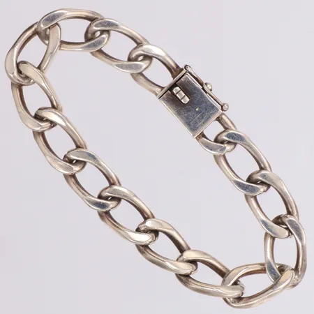 Armband Pansar längd 19,5cm, bredd 10,2mm, silver 925/1000 Vikt: 38,5 g