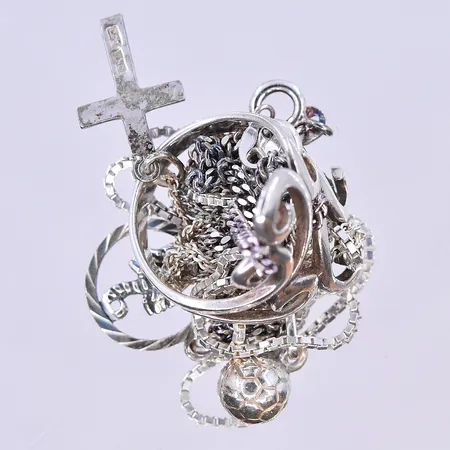 Diverse silver 925/1000. Vikt: 16,2 g