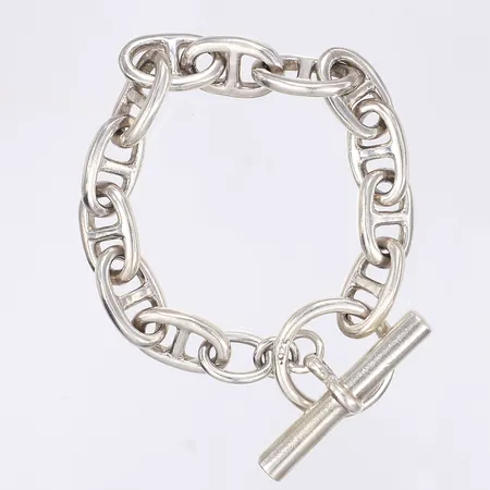 Armband längd 18cm bredd 10mm slitage silver 925/1000 Vikt: 50,7 g