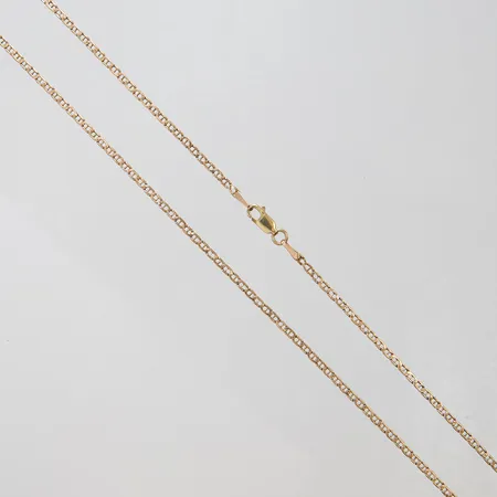 Kedja defekt utbyt lås ojämnheter, defekt, 14K Vikt: 2,5 g