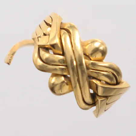 Pusselring stl: 21¼, defekt, 18K. Vikt: 14,4 g