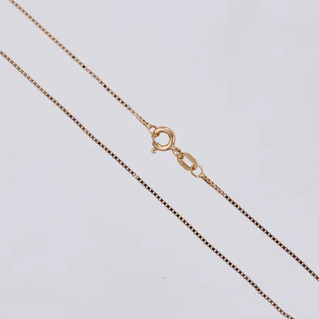 Kedja Venezia längd ca 46cm, bredd ca 1mm, 18K Vikt: 2,4 g