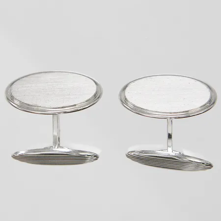 Manschettknappar ca 15x21mm, silver 830/1000 Vikt: 9,5 g