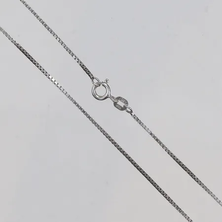 Kedja Venezia 50cm bredd 1mm silver 925/1000 Vikt: 3 g