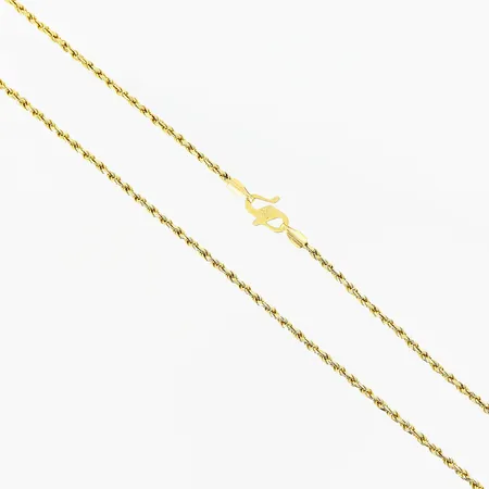 Kedja Cordell längd 41,5cm bredd 1,5mm S-lås 21K.  Vikt: 6,3 g