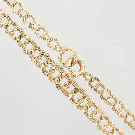 Collier doserad Bismarck, längd 45cm, bredd 2-4mm, 18K  Vikt: 5,4 g