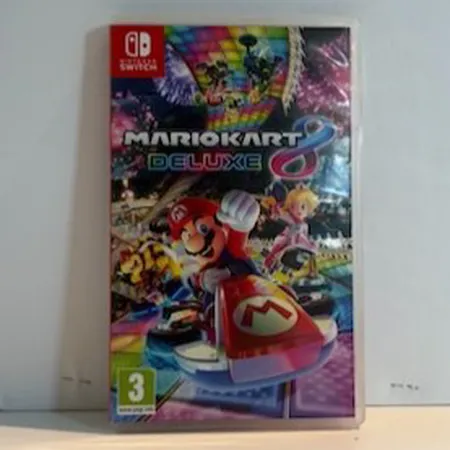 Spel till Nintendo Switch, Mariokart Deluxe, plastfodral.