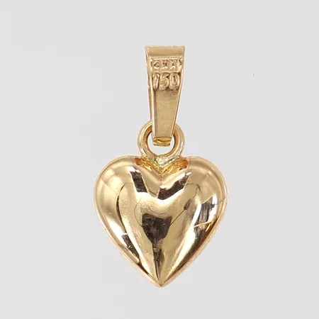 Hänge hjärta GHA ca 15,5x8mm, 18K Vikt: 0,5 g
