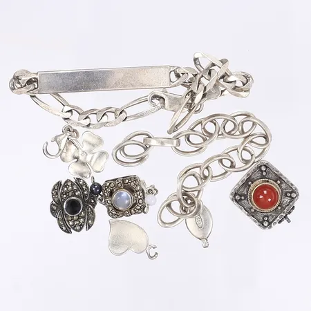 Diverse defekt silver 830-925/1000 Vikt: 39 g