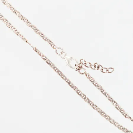 Fotlänk 22-25cm, bredd: 2mm, silver 925/1000 Vikt: 2,6 g