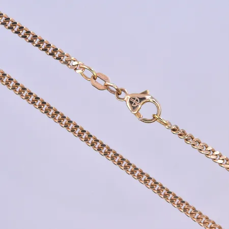 Kedja Pansar Balestra längd 56,5 cm, bredd 3 mm 18K. Vikt: 14,8 g