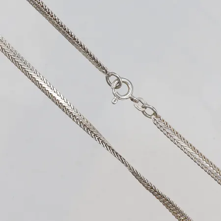 Collier Rävsvans 38cm bredd 3,5mm silver 925/1000 Vikt: 7,5 g