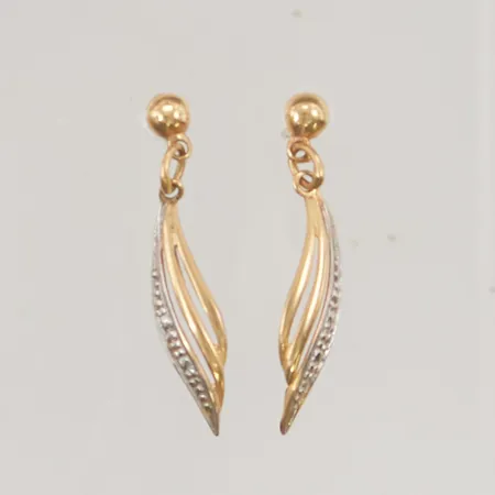 Örhängen 24mm 18K 1,1g.