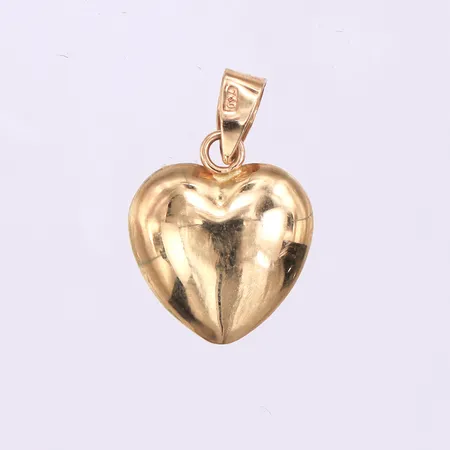 Hänge,höjd med ögla ca 14 mm,18k. Vikt: 0,3 g