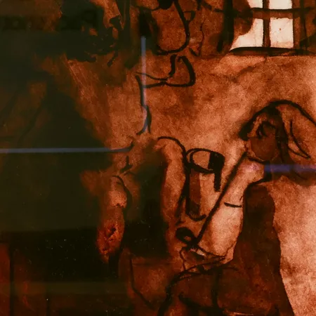 Litografi av Peter Dahl, Ur Fredmans epistlar nr 18, bildmått 28x42cm, rammått 42,5x58cm, signerad i blyertssignerad i blyerts Skickas med postpaket.