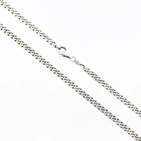 Kedja Pansar Guldfynd längd 43cm bredd 3mm silver 925/1000 Vikt: 14,5 g