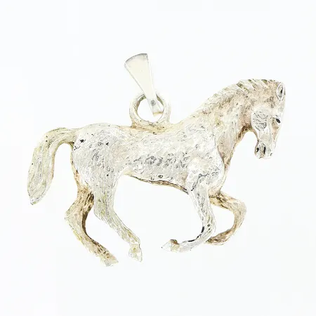 Hänge häst 20x30mm silver 835/1000. Vikt: 5,6 g