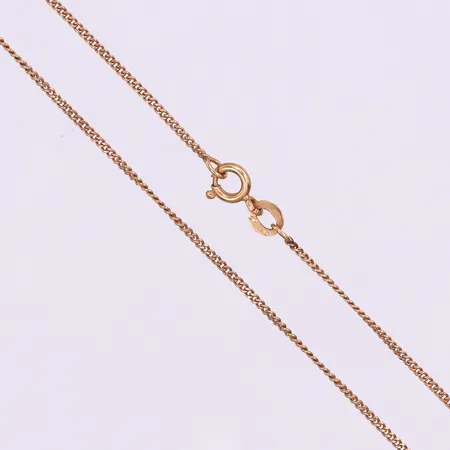 Collier Pansar,längd ca 42 cm,bredd 1.2 mm,18k. Vikt: 2,6 g