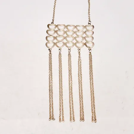  Hänge med kedja 48,7x120mm, kedja Ankar 45,5cm, bredd 2,1mm, 835/1000, 17,29g.