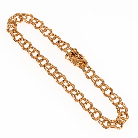 Armband Bismarck 19cm, bredd 6mm 18K 9,4g.