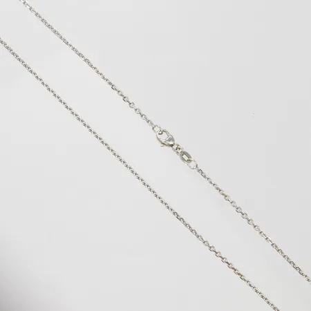 Kedja Ankar längd: 45,5cm, bredd: 1,7mm, vitguld, 18K Vikt: 5,7 g