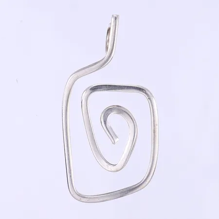 Hänge spiral längd 55mm bredd 28mm silver 925/1000 Vikt: 7,3 g