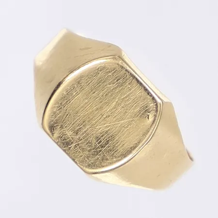 Klackring stl: 18½ bredd 3-11mm repig ojämn skena 18K Vikt: 2,2 g