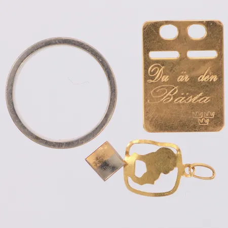 Diverse guld defekt 18K Vikt: 11,9 g