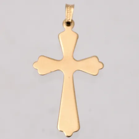 Hänge kors 16x32mm, NSE, 18K guld, 1,01g.