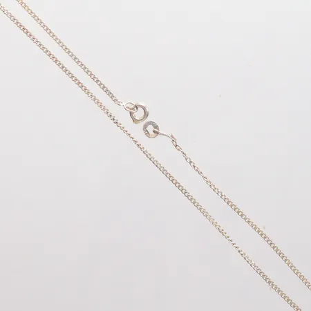 Kedja Pansar längd 45cm, bredd 1mm, 925/1000 Silver. Vikt: 2,2 g