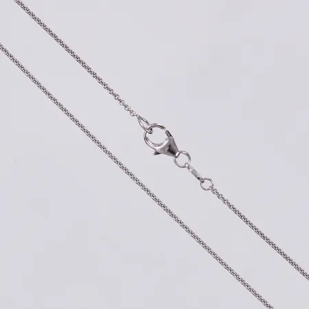 Kedja längd ca 45cm, bredd ca 1mm, 925/1000 silver Vikt: 1,6 g